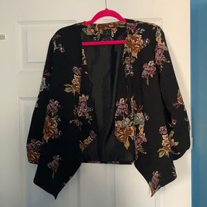 Jules & Leopold: floral draped jacket